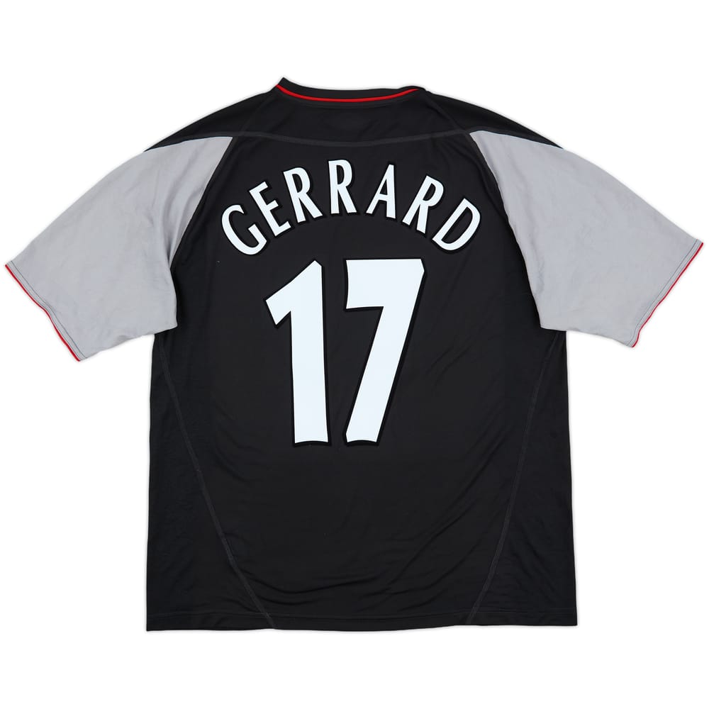 2002-04 Liverpool Away Shirt Gerrard #17 - 8/10 - (L)