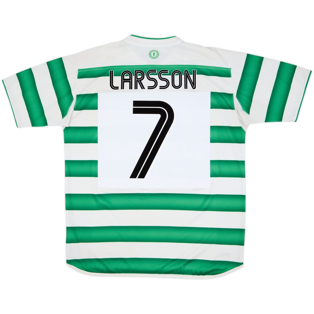 2003-04 Celtic Home Shirt Larsson #7 - 6/10 - (L)