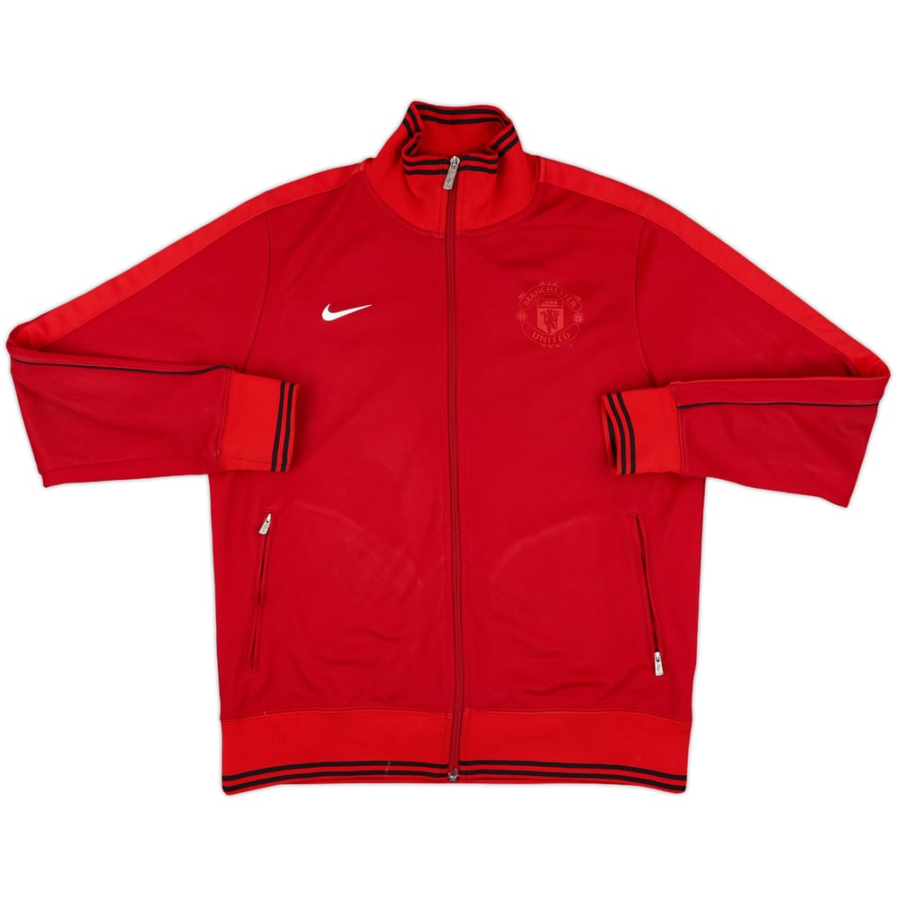 2013-14 Manchester United Nike Track Jacket - 8/10 - (L)