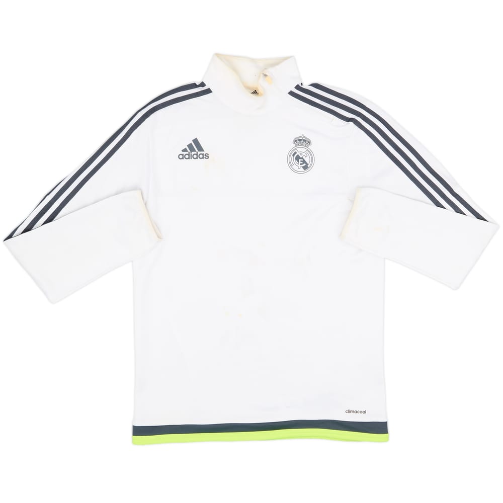 2015-16 Real Madrid adidas 1/4 Zip Drill Top - 5/10 - (S)