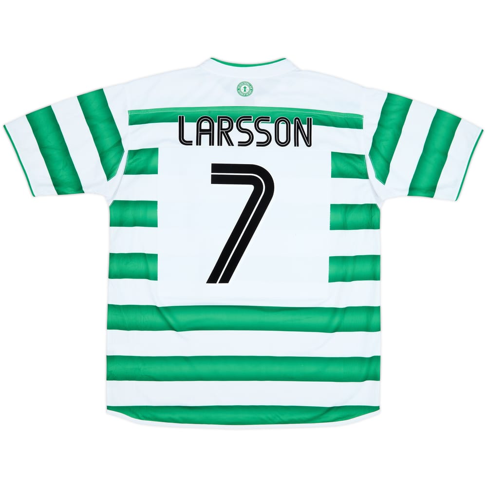 2003-04 Celtic Home Shirt Larsson #7 - 8/10 - (L)