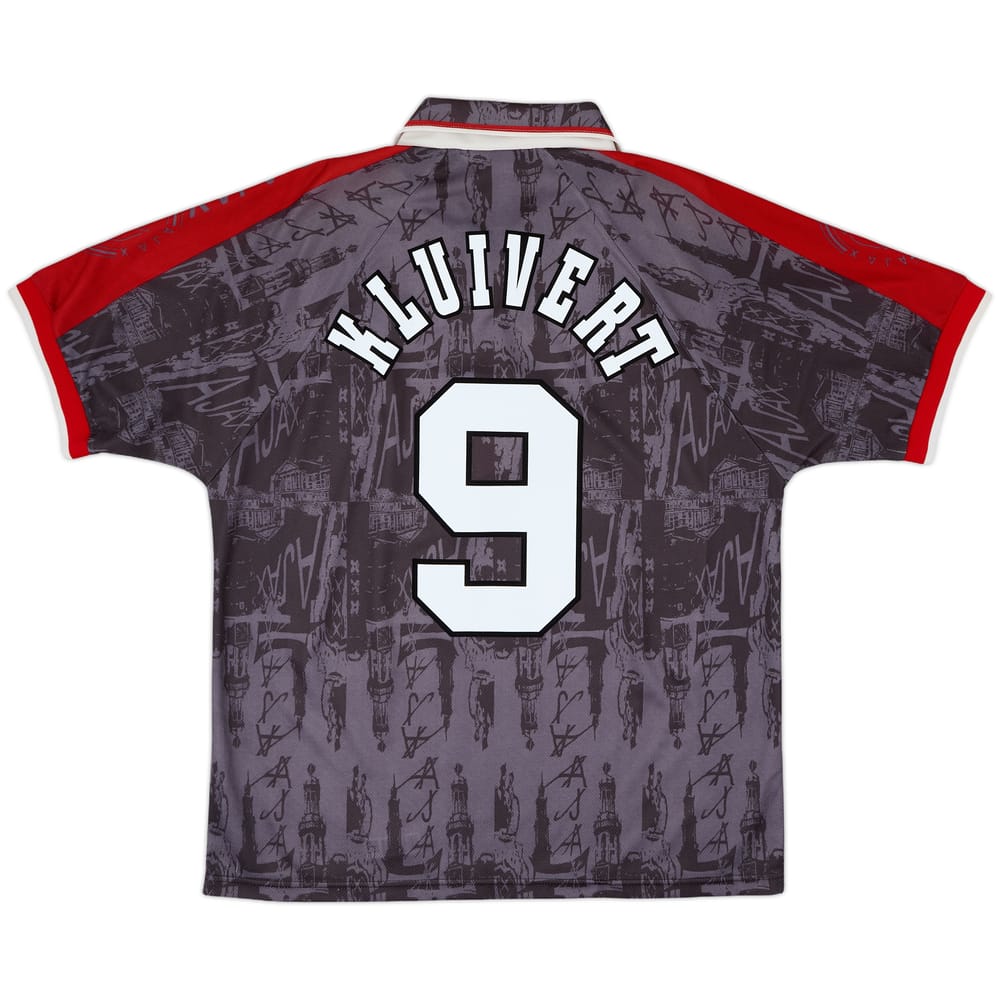 1996-97 Ajax Away Shirt Kluivert #9 - 10/10 - (L)