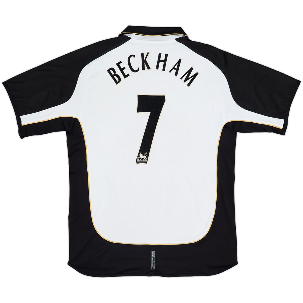 2001-02 Manchester United Centenary Away/Third Shirt Beckham #7 - 7/10 - (L)