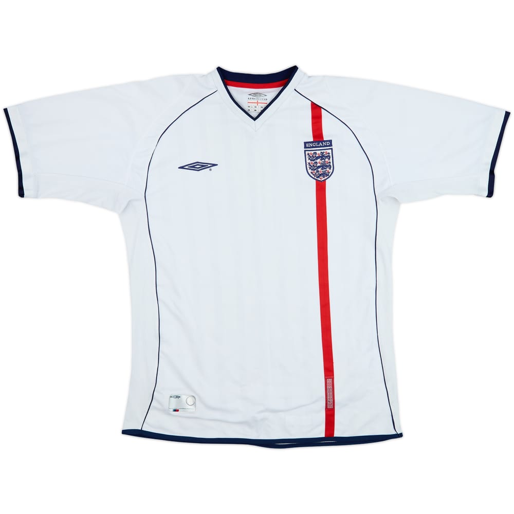 2001-03 England Home Shirt - 5/10 - (XL)