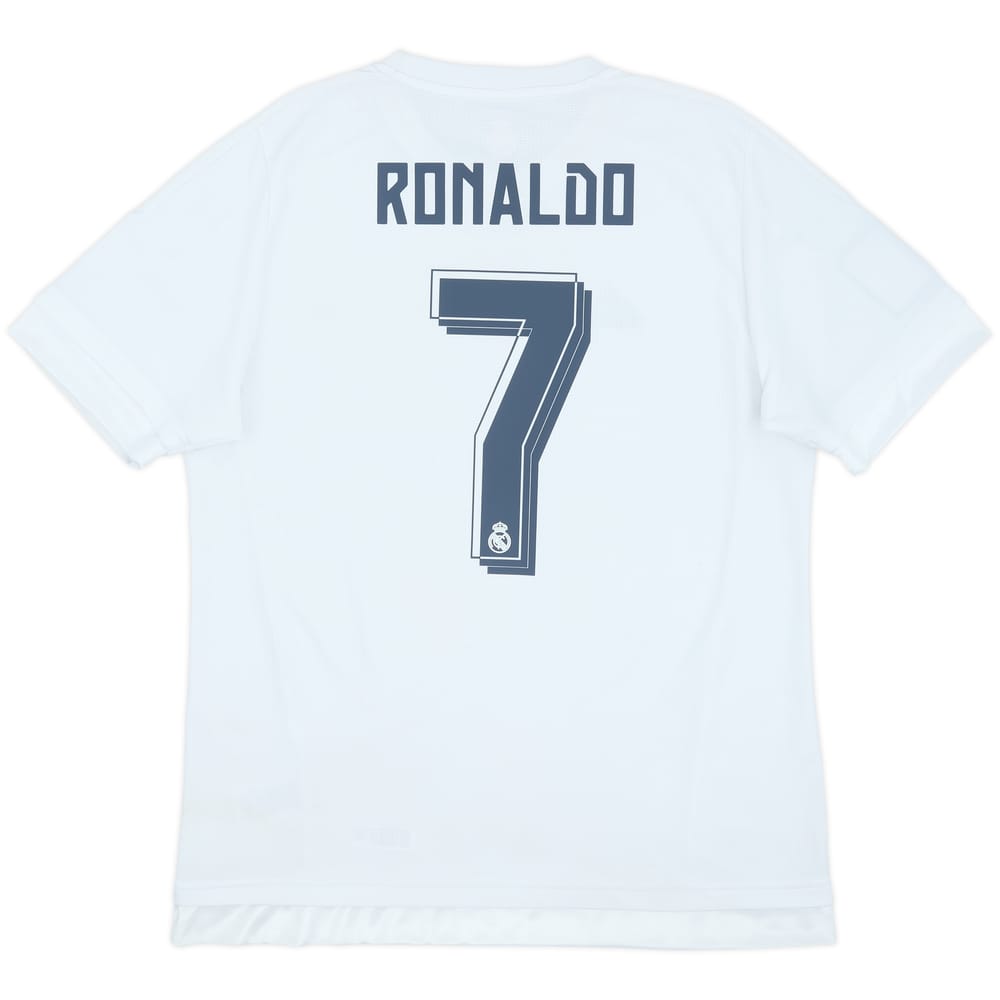 2015-16 Real Madrid Camiseta Local Ronaldo #7 - 6/10 - (L)