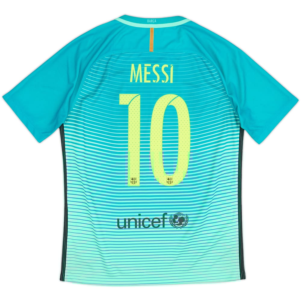 2016-17 Barcelona Third Shirt Messi #10 - 8/10 - (M)