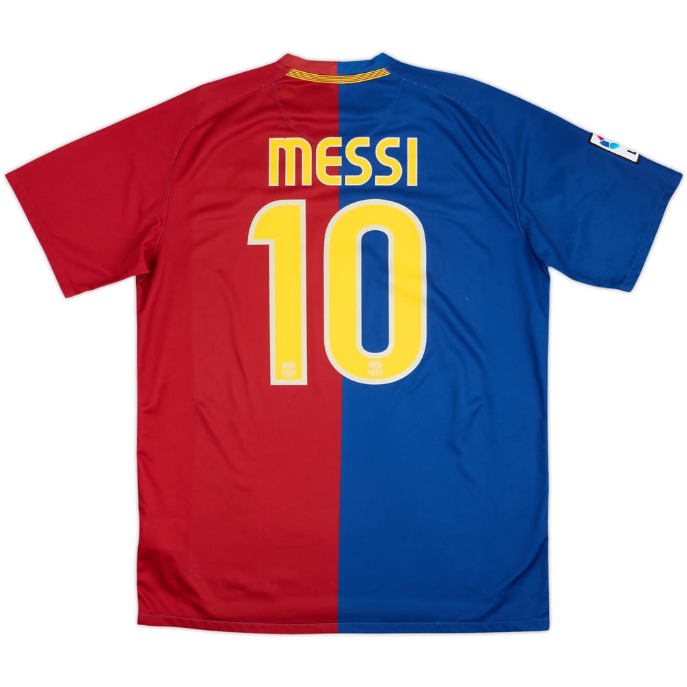 2008-09 Barcelona Home Shirt Messi #10 - 6/10 - (L)