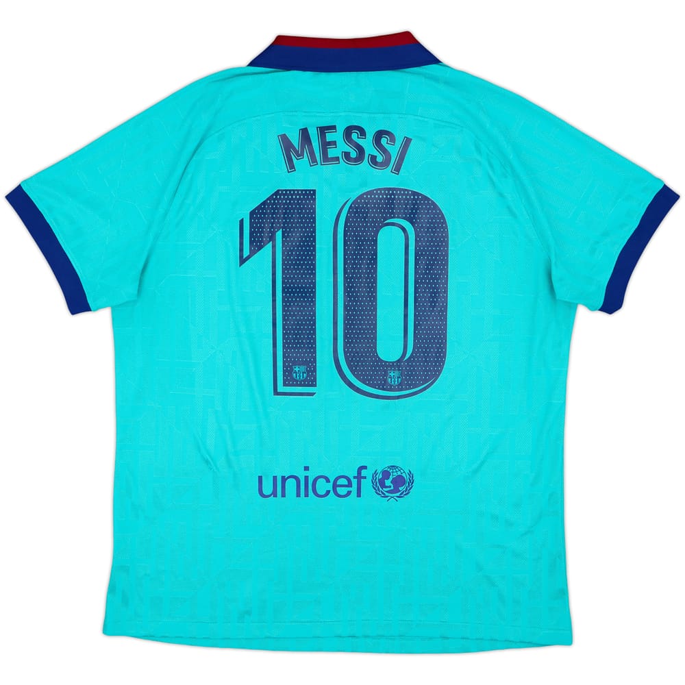 2019-20 Barcelona Authentic Third CL Shirt Messi #10 - 8/10 - (XL)