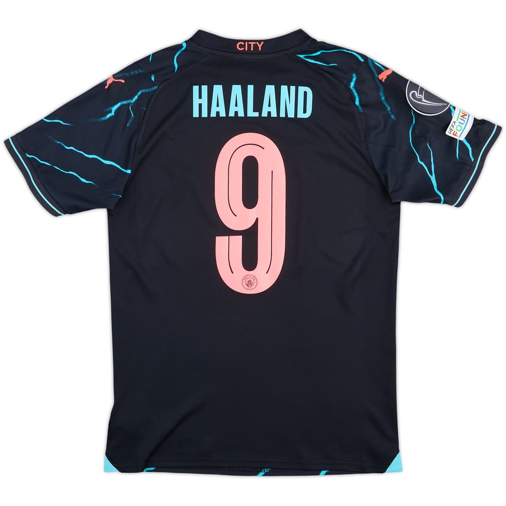2023-24 Manchester City Third Shirt Haaland #9 - 6/10 - (S)