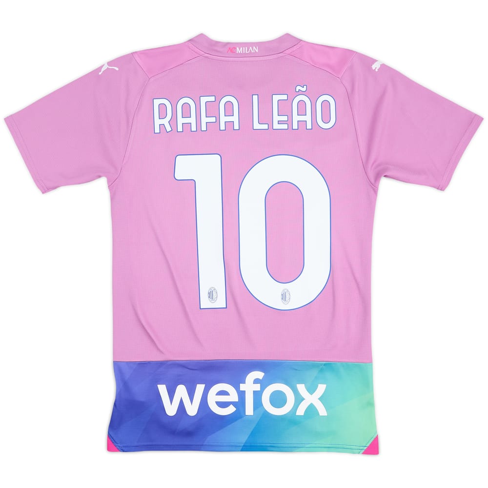2023-24 AC Milan Third Shirt Rafa Leao #10 - 8/10 - (XS)
