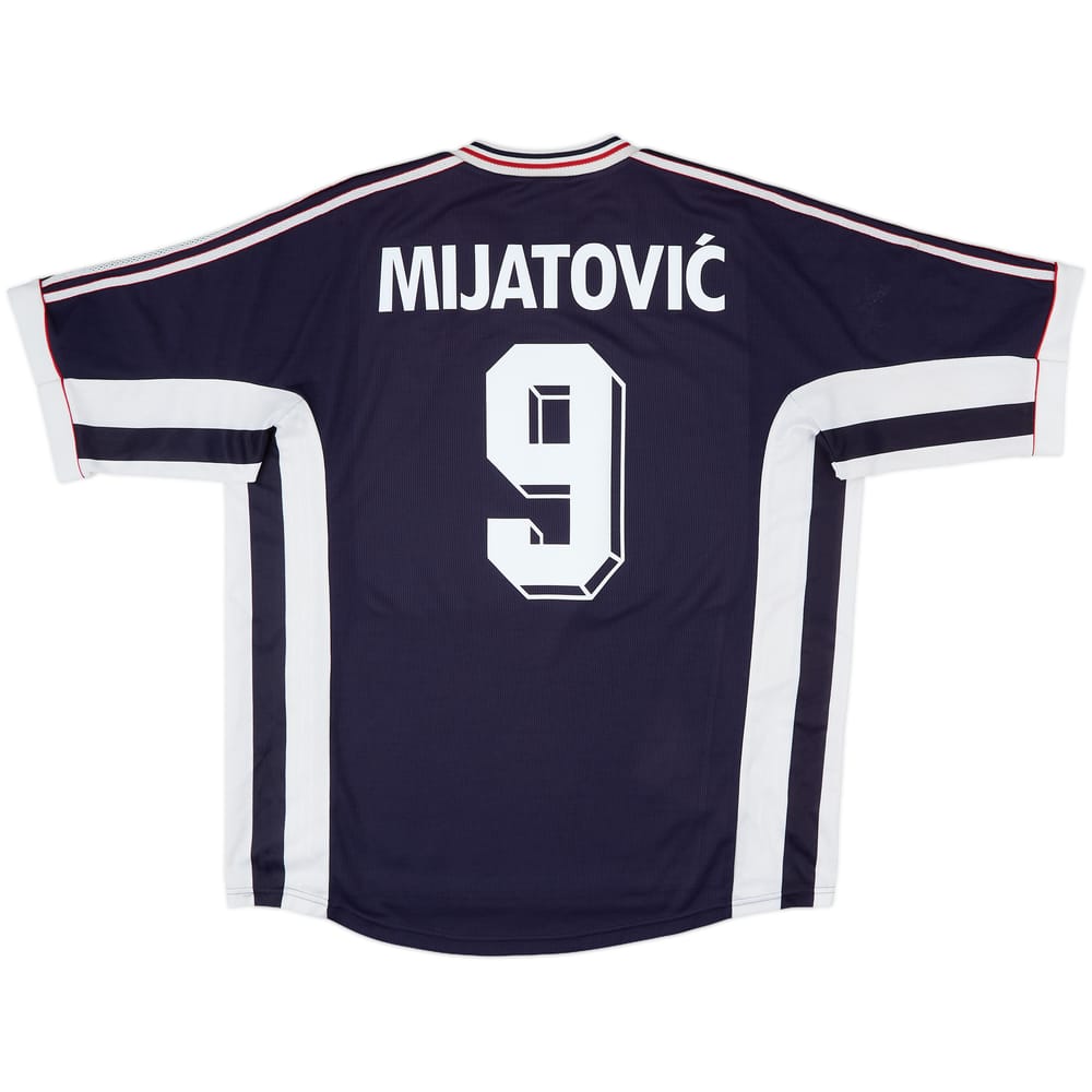 1998-99 Yugoslavia Home Shirt Mijatovic #9 - 8/10 - (XL)