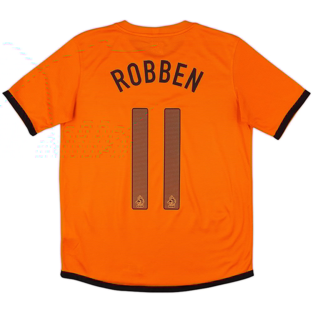 2012-13 Netherlands Home Shirt Robben #11 - 10/10 - (XL.Boys)