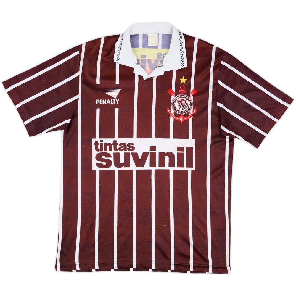 1995 Corinthians Away Shirt #9 - 6/10 - (L)