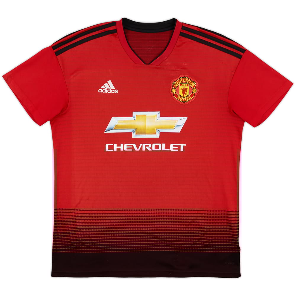 2018-19 Manchester United Home Shirt - 4/10 - (L)