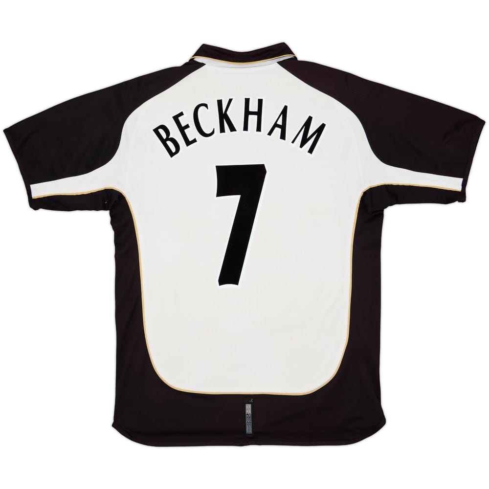 2001-02 Manchester United Centenary Away/Third Shirt Beckham #7 - 4/10 - (L)