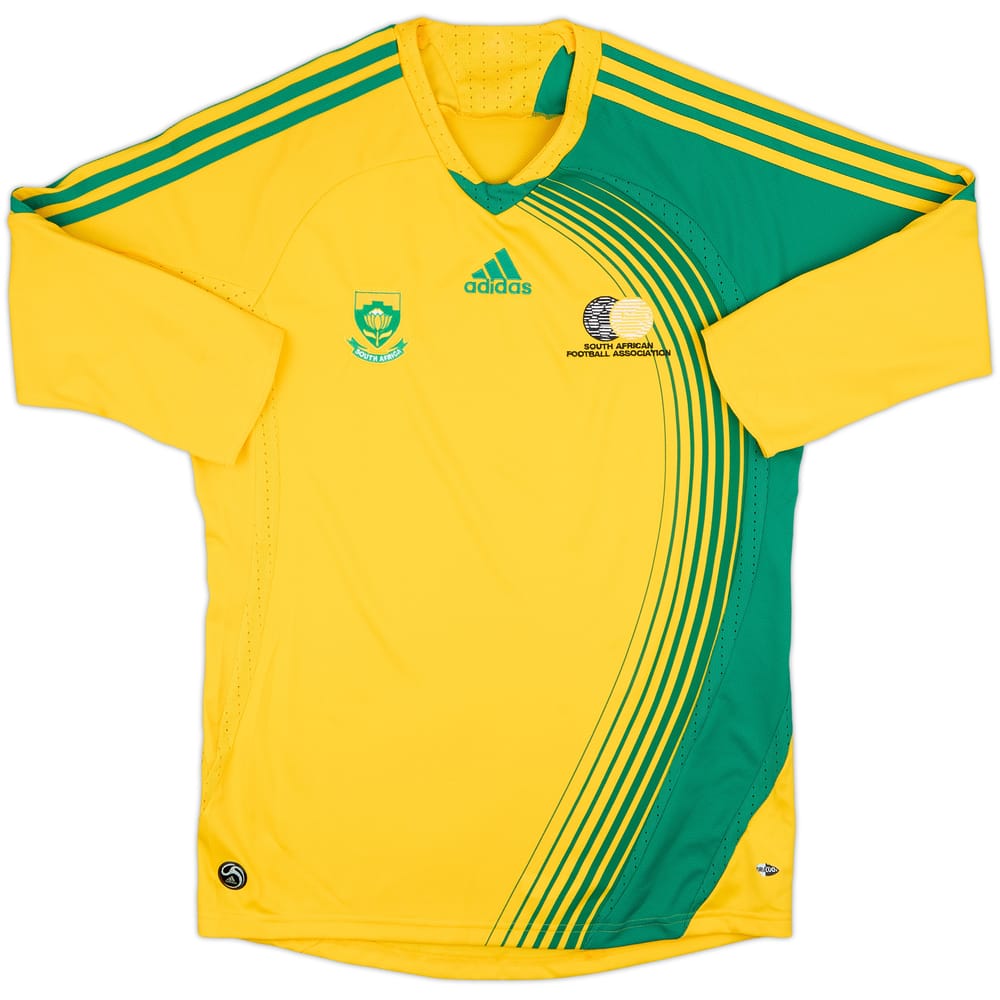2007-09 South Africa Home L/S Shirt - 9/10 - (L)