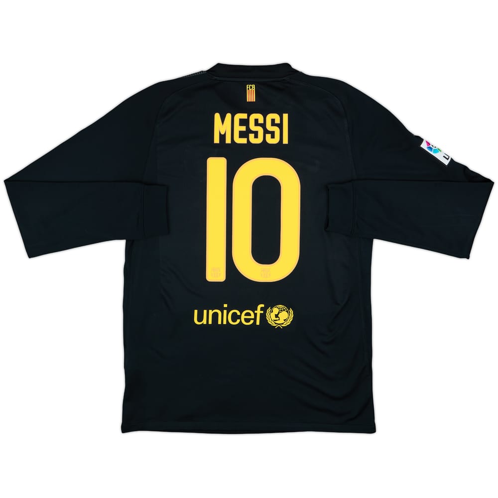 2011-12 Barcelona Away L/S Shirt Messi #10 - 8/10 - (M)