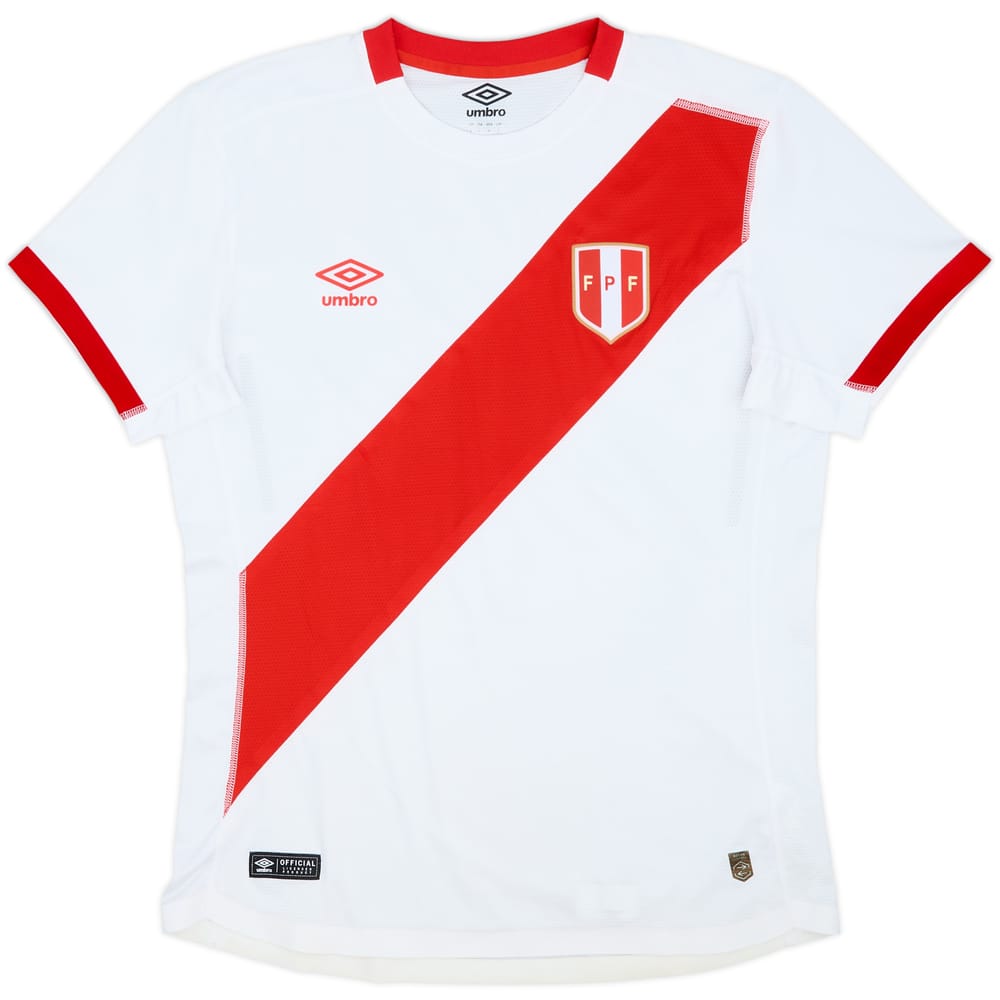 2015 Peru Player Issue Home Shirt - 9/10 - (L)