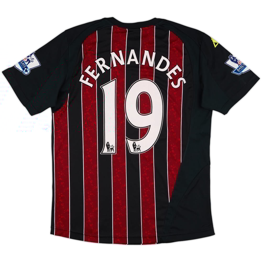 2008-09 Manchester City Away Shirt Fernandes #19 - 8/10 - (L)