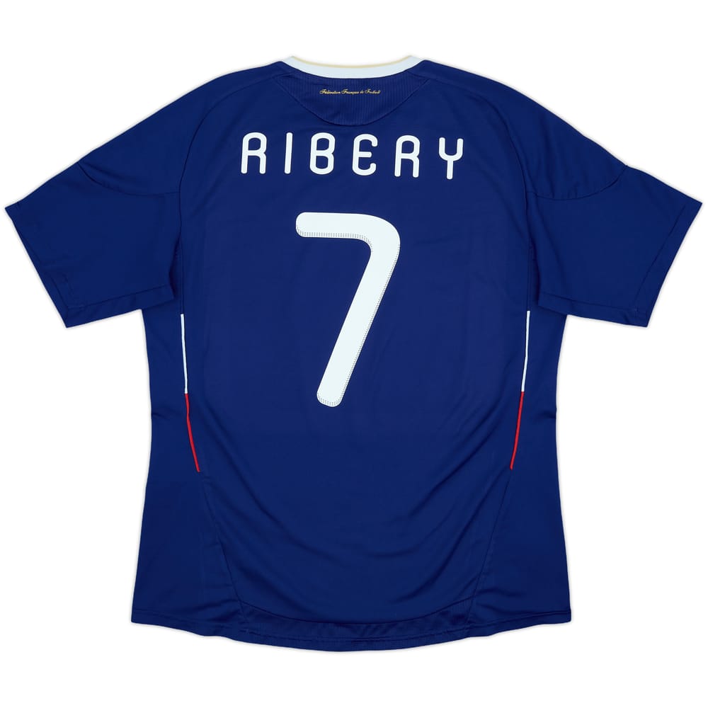 2009-10 France Home Shirt Ribery #7 - 8/10 - (L)