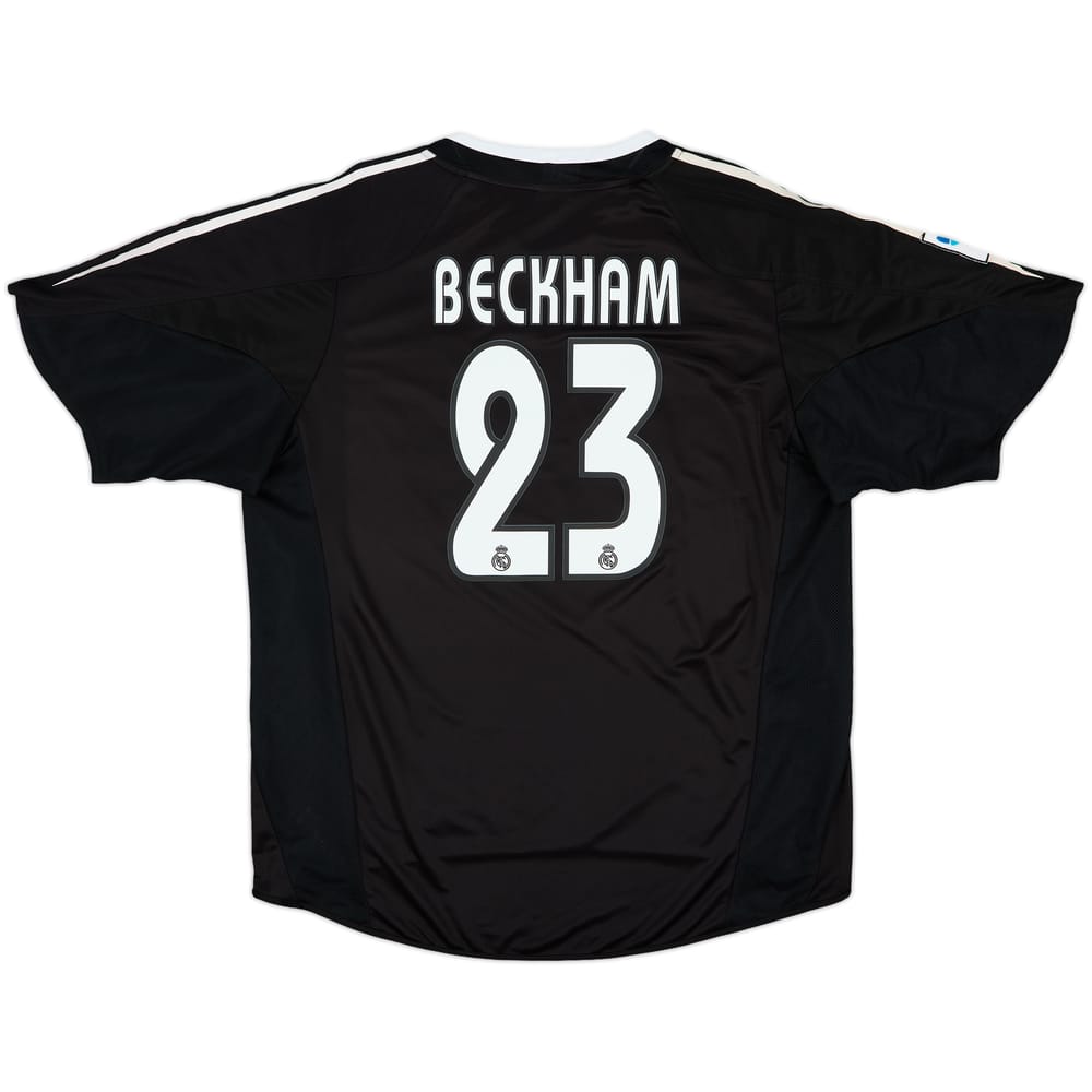 2004-05 Real Madrid Away Shirt Beckham #23 - 9/10 - (L)