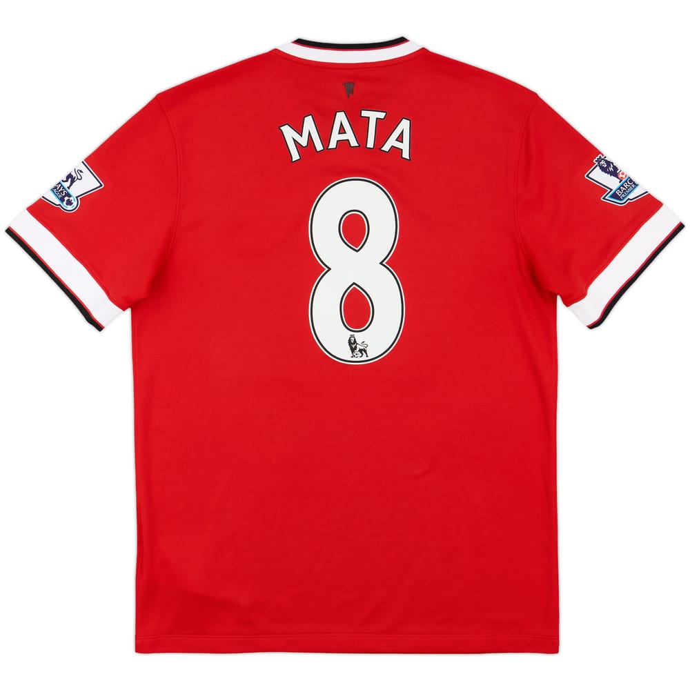 2014-15 Manchester United Home Shirt Mata #8 - 8/10 - (M)