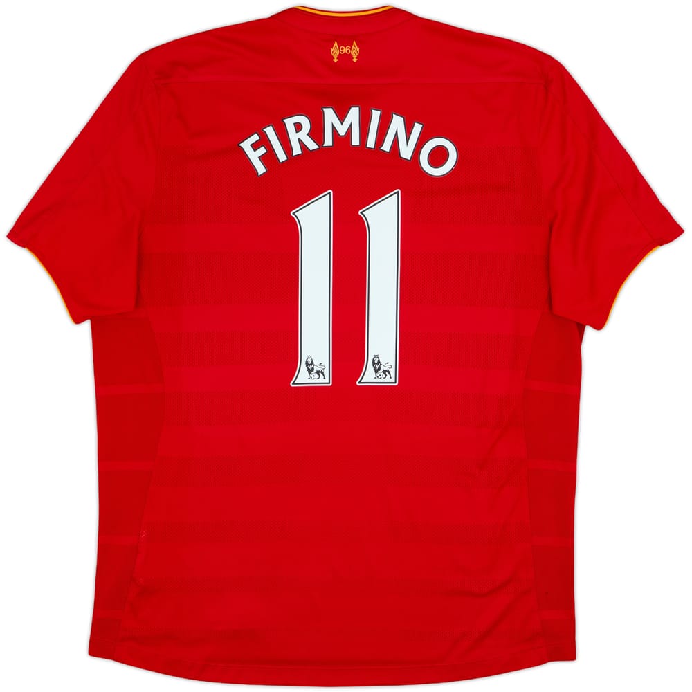 2016-17 Liverpool Home Shirt Firmino #11 - 6/10 - (XL)