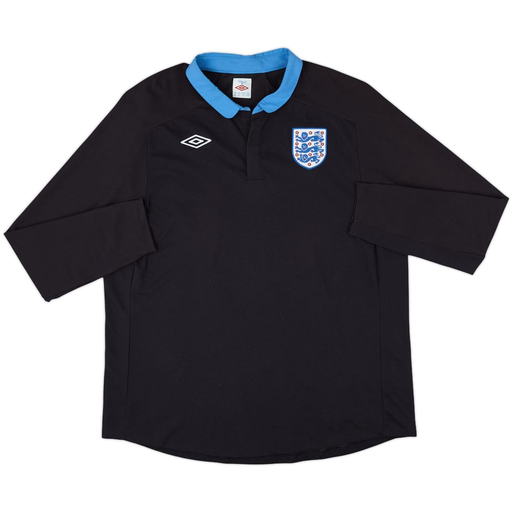 2011-12 England Away L/S Shirt - 8/10 - (XXL)