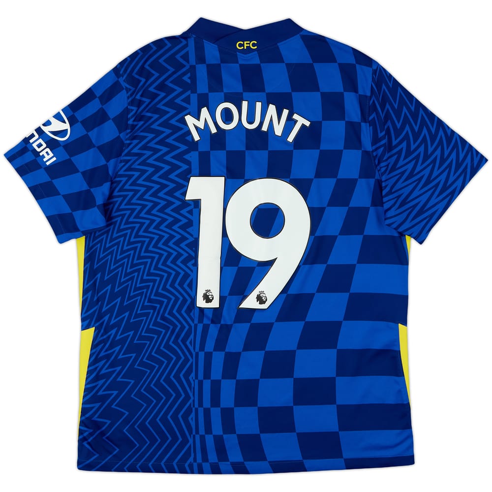 2021-22 Chelsea Home Shirt Mount #19 - 9/10 - (XL)