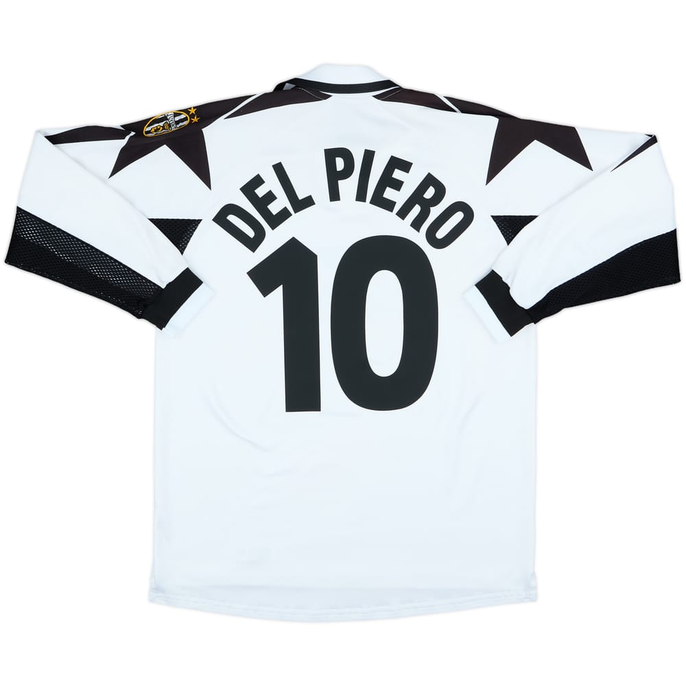 1998-99 Juventus Away L/S Shirt Del Piero #10 - 7/10 - (M)