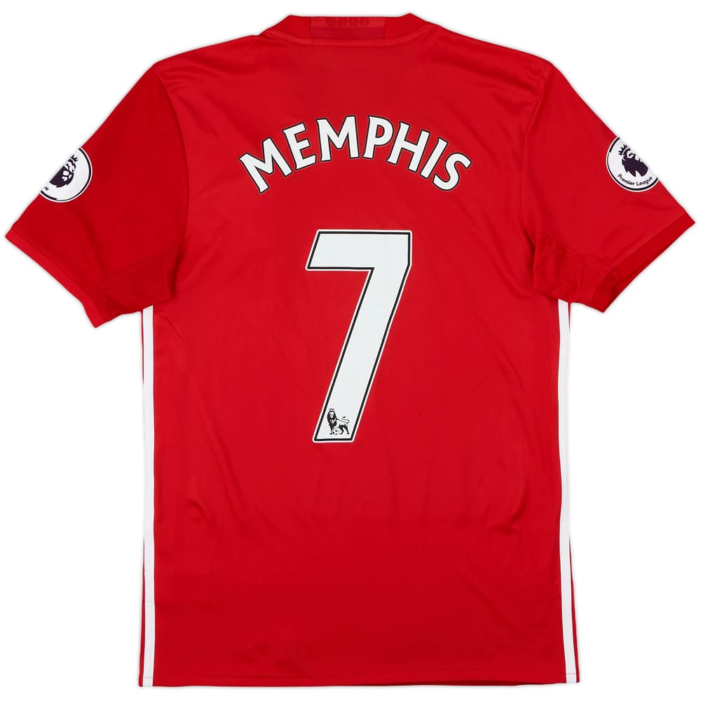 2016-17 Manchester United Home Shirt Memphis #7 - 10/10 - (S)