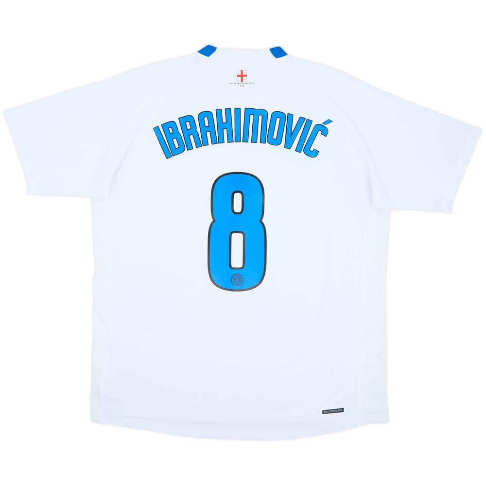 2006-07 Inter Milan Away Shirt Ibrahimovic #8 - 8/10 - (XL)
