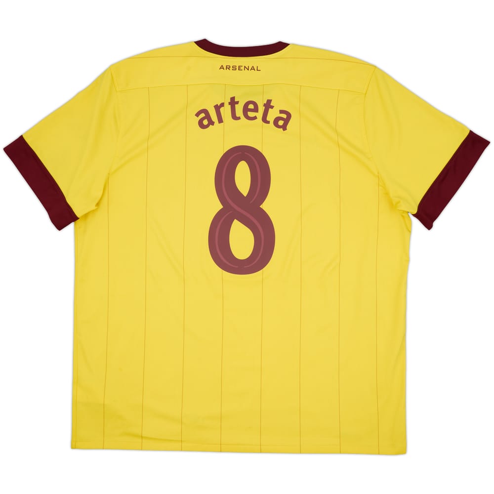 2010-13 Arsenal Away Shirt Arteta #8 - 8/10 - (XXL)