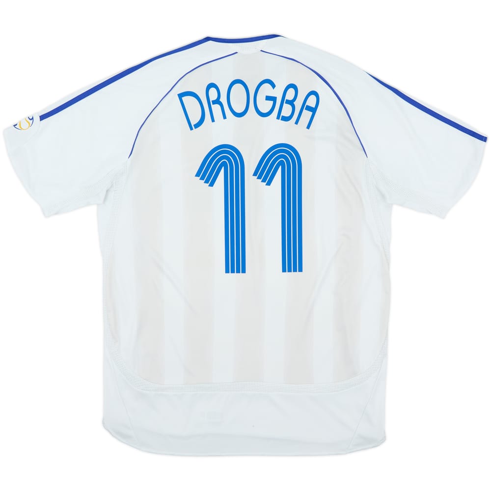 2006-07 Chelsea Away Shirt Drogba #11 - 6/10 - (L)