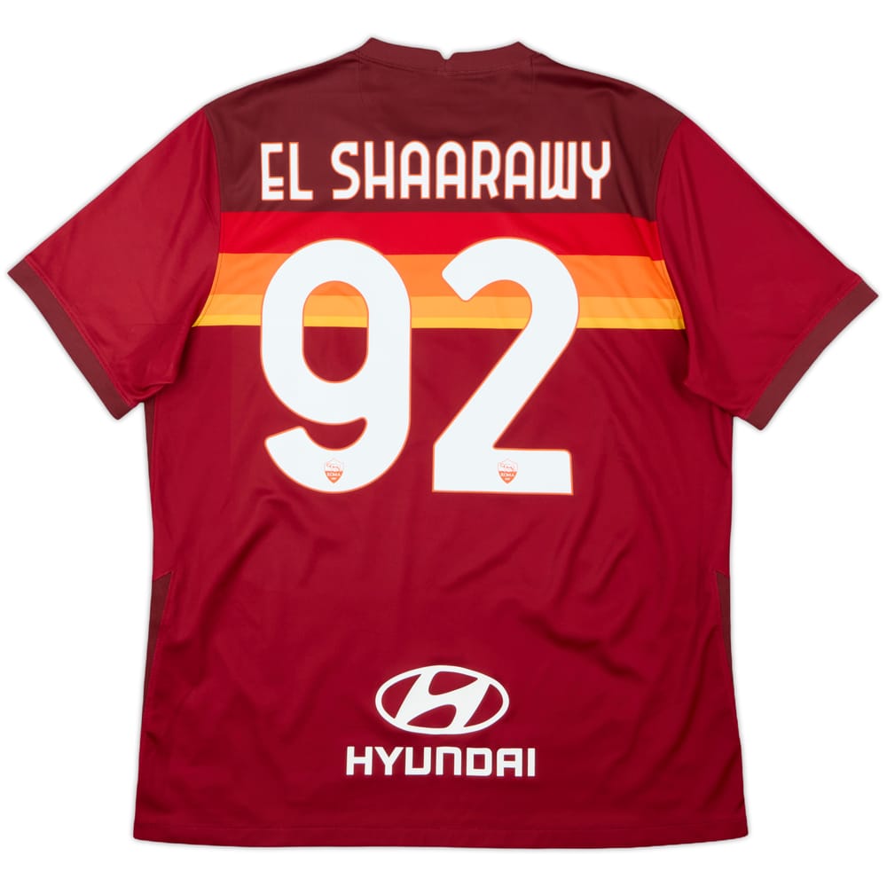 2020-21 Roma Home Shirt El Shaarawy #92 - 7/10 - (XL)