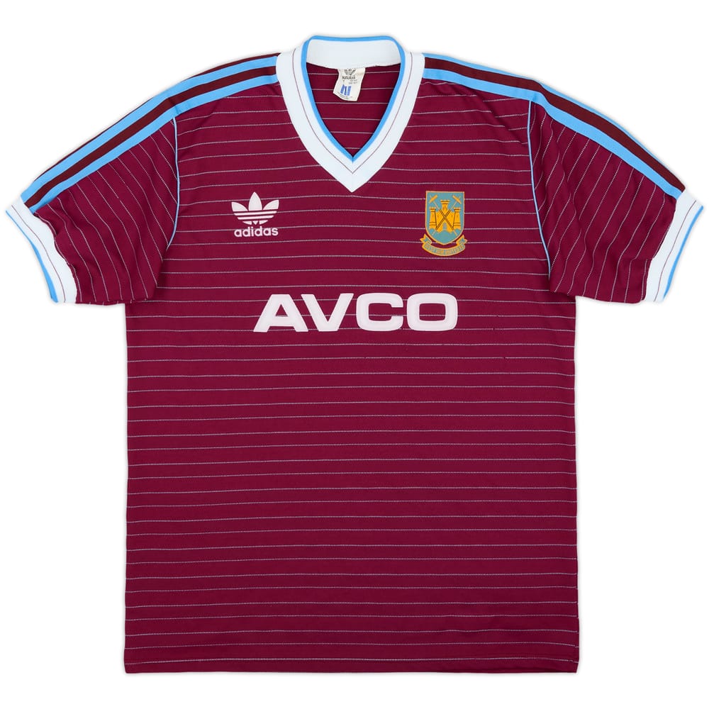 1985-87 West Ham Home Shirt - 10/10 - (L)