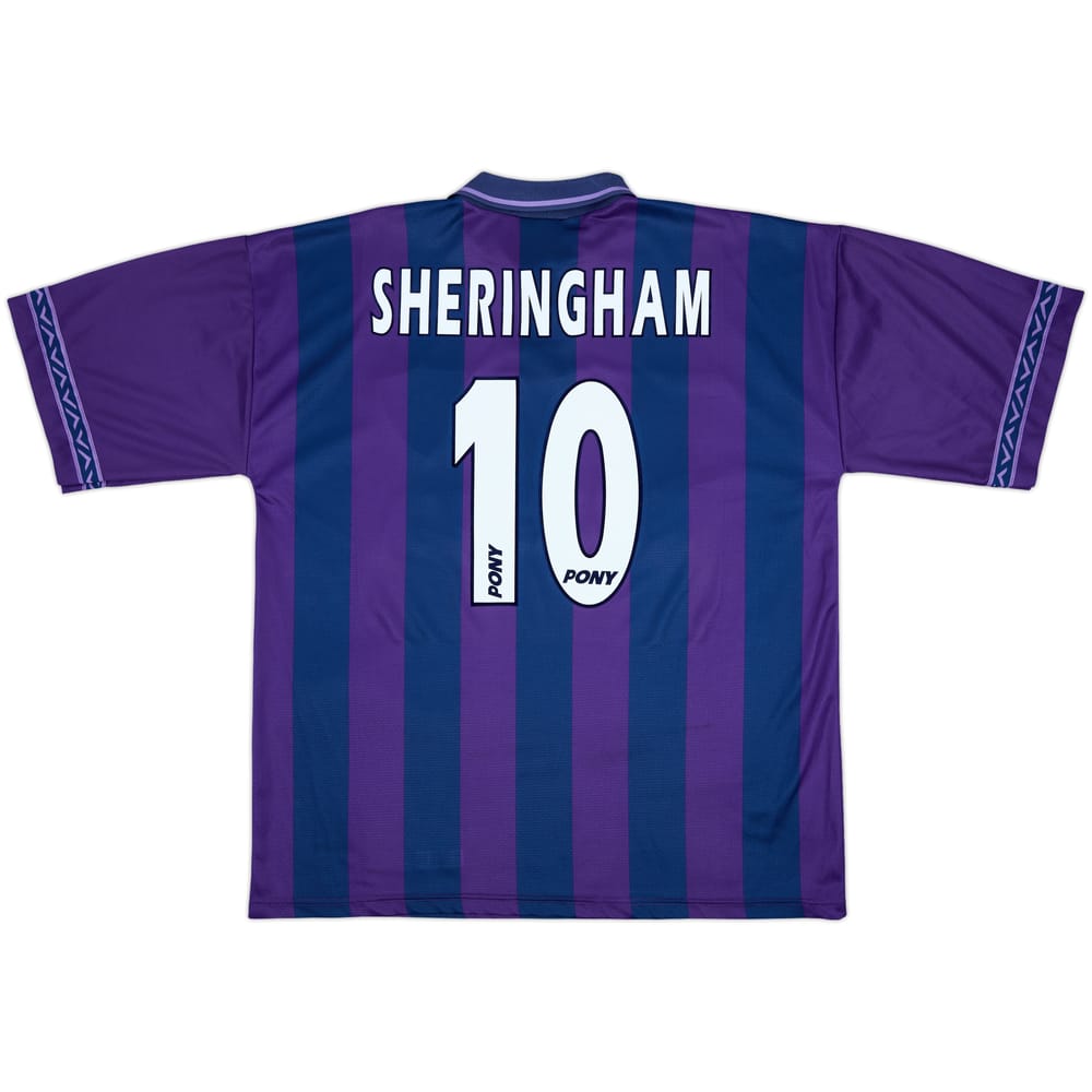 1995-97 Tottenham Away Shirt Sheringham #10 - 8/10 - (XL)