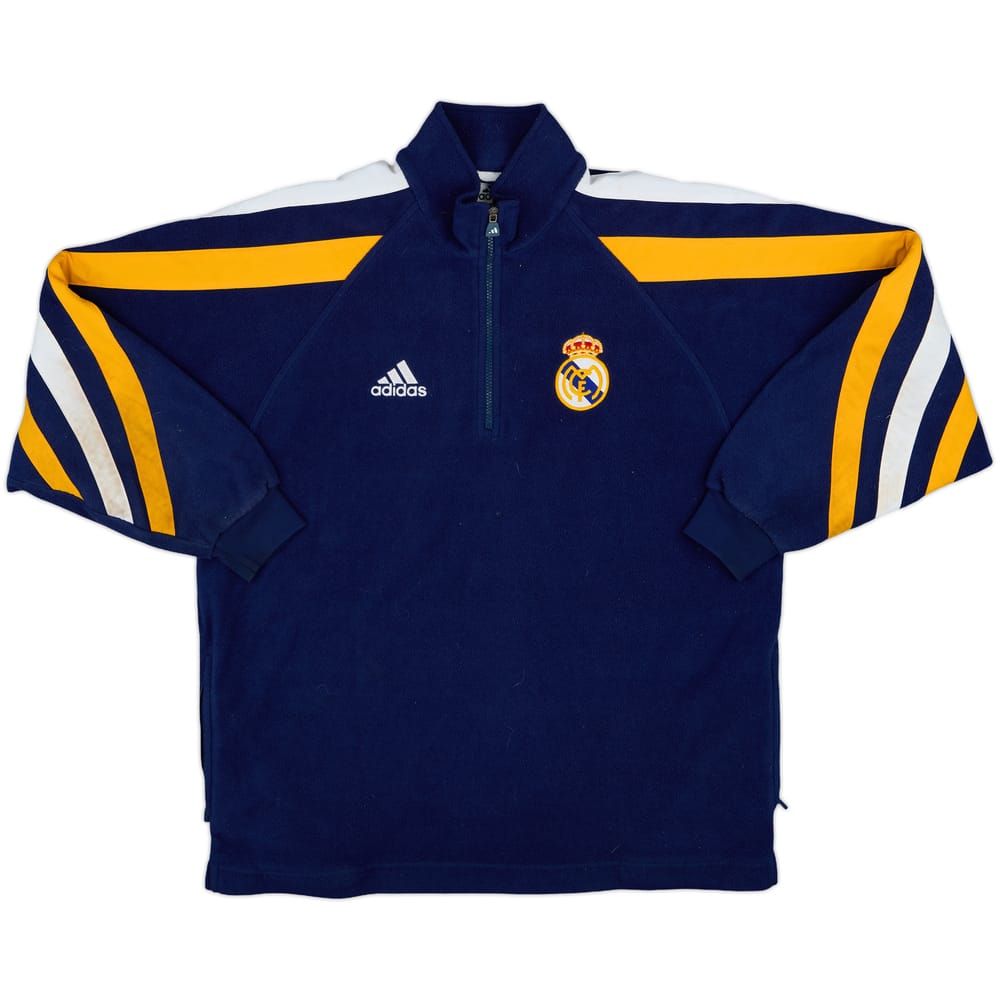 1998-99 Real Madrid adidas 1/4 Zip Fleece Top - 6/10 - (M/L)