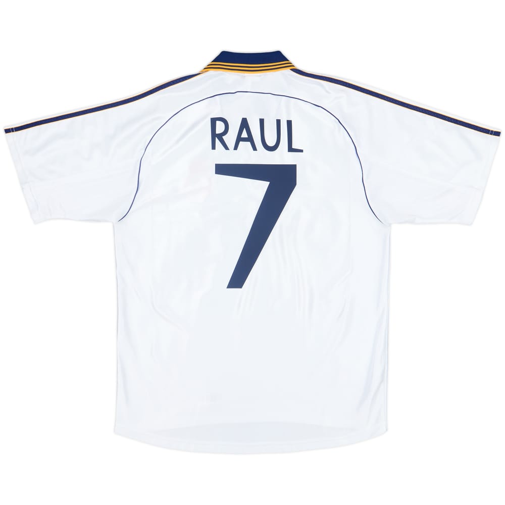 1998-00 Real Madrid Home Shirt Raul #7 - 7/10 - (M)