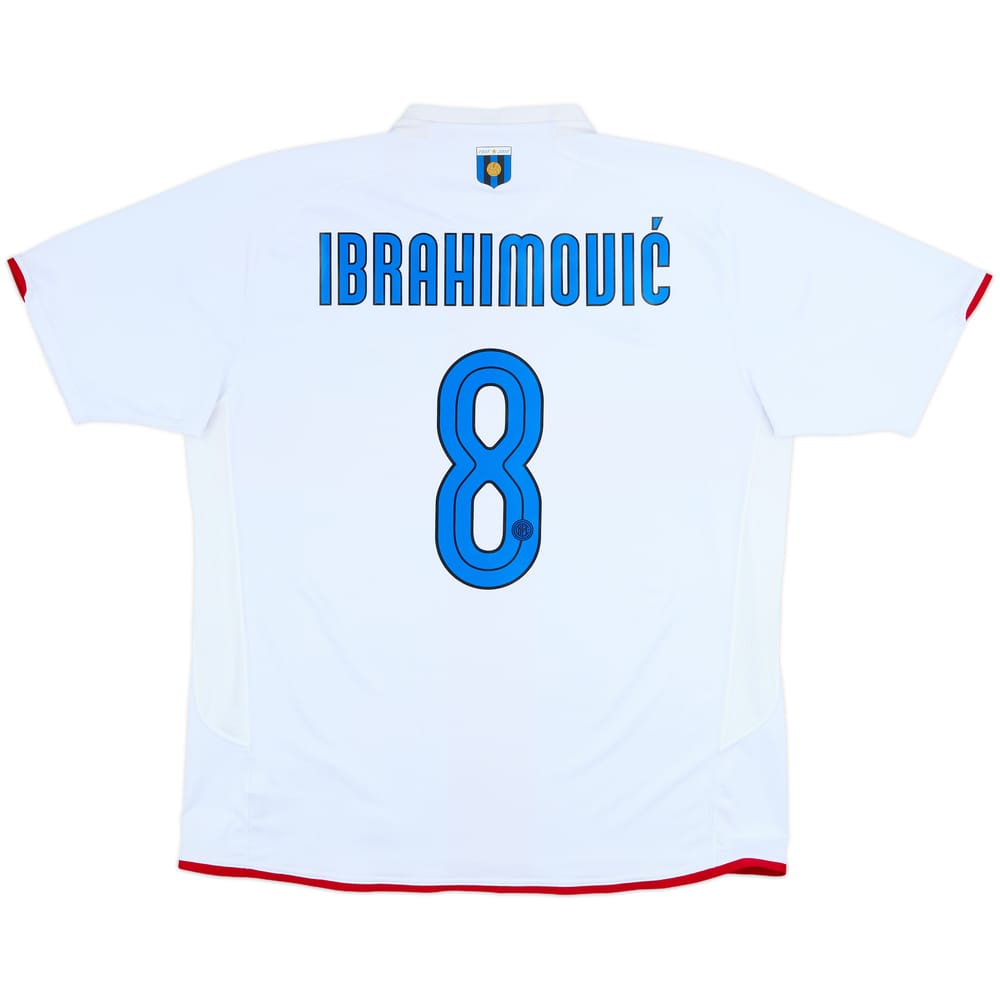 2007-08 Inter Milan Centenary Away Shirt Ibrahimovic #8 - 6/10 - (XXL)