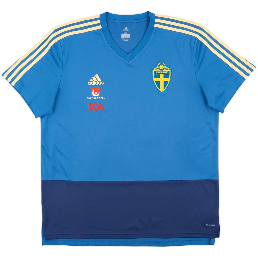 2017-18 Sweden adidas Training Shirt - 9/10 - (XL)