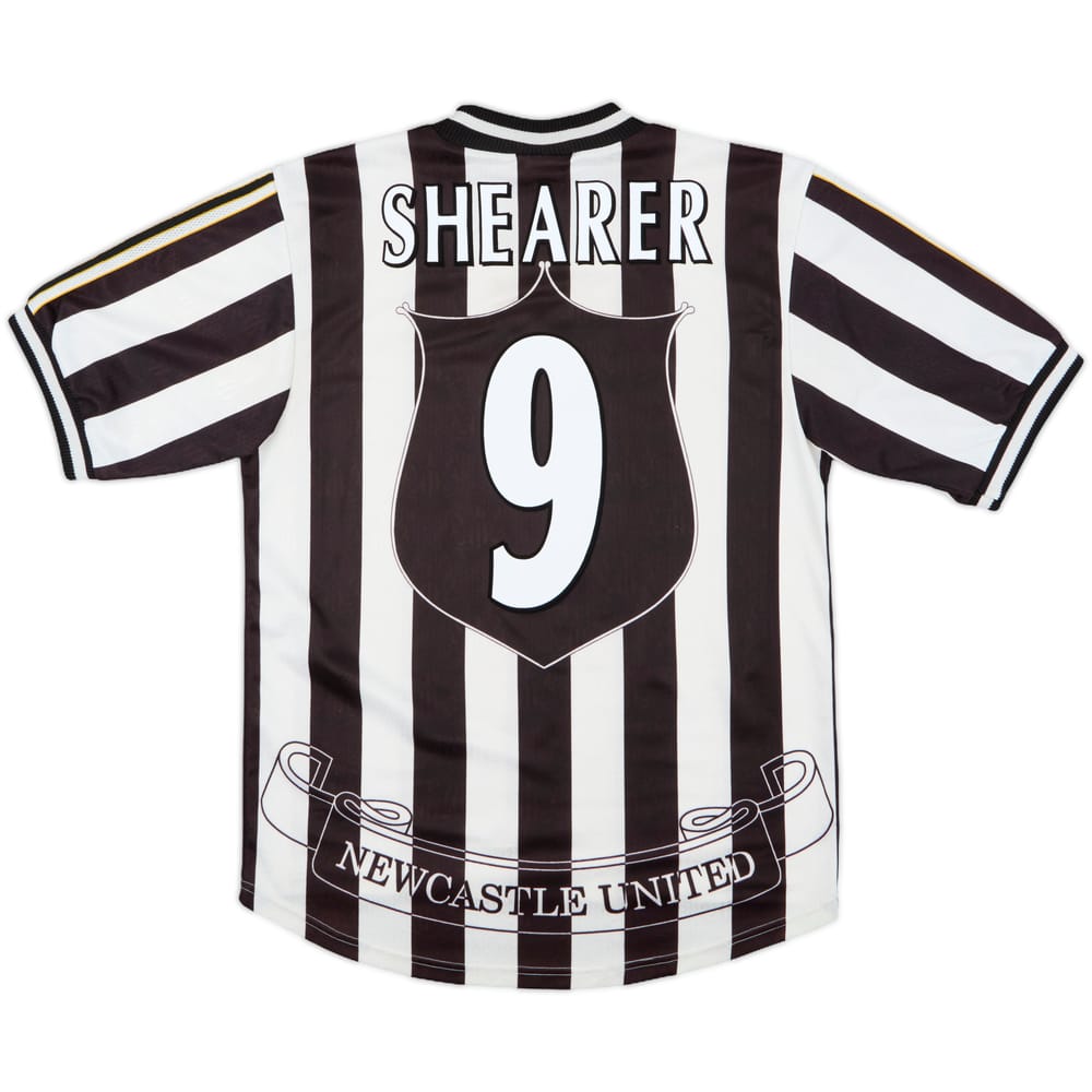 1997-99 Newcastle Home Shirt Shearer #9 - 8/10 - (M)