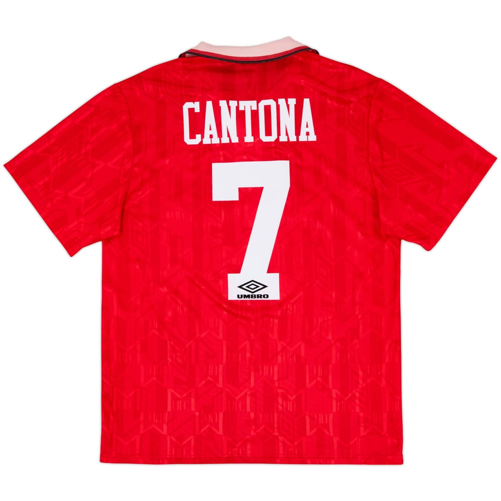 1992-94 Manchester United Home Shirt Cantona #7 - 5/10 - (L)