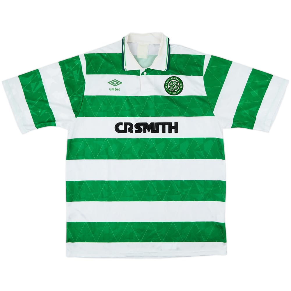 1989-91 Celtic Home Shirt - 8/10 - (L)