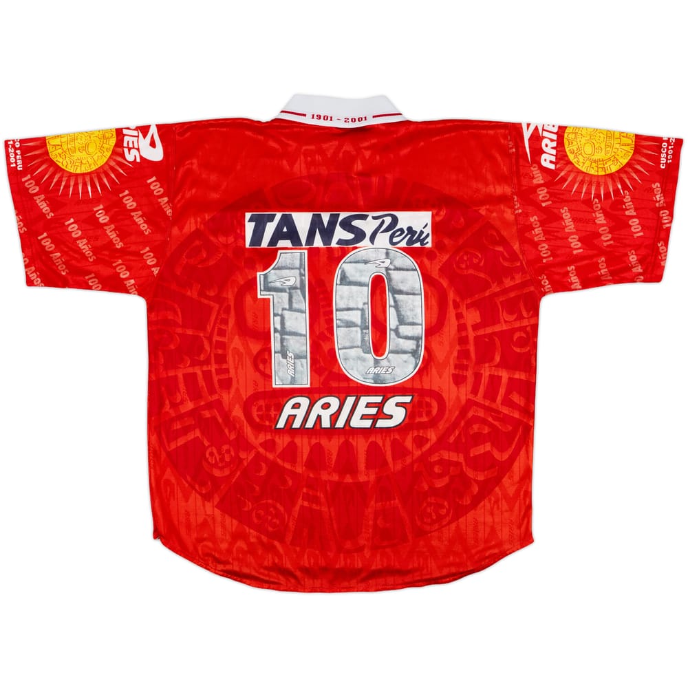 2001 Club Cienciano Centenary Home Shirt #10 - 10/10 - (XL)