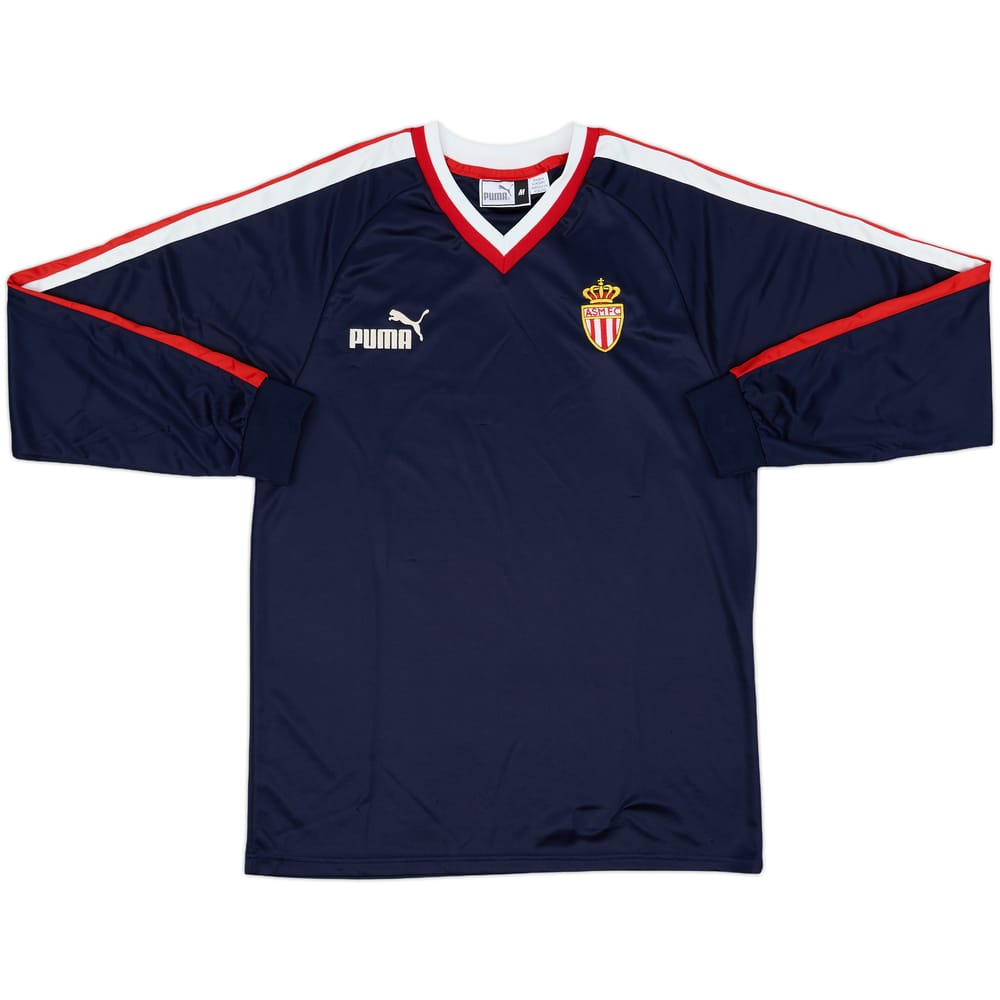 2001-02 Monaco Puma Training L/S Shirt - 8/10 - (M)