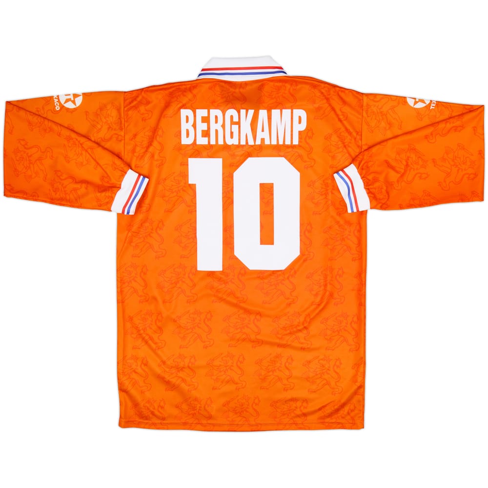 1994 Netherlands Home L/S Shirt Bergkamp #10 - 10/10 - (L)