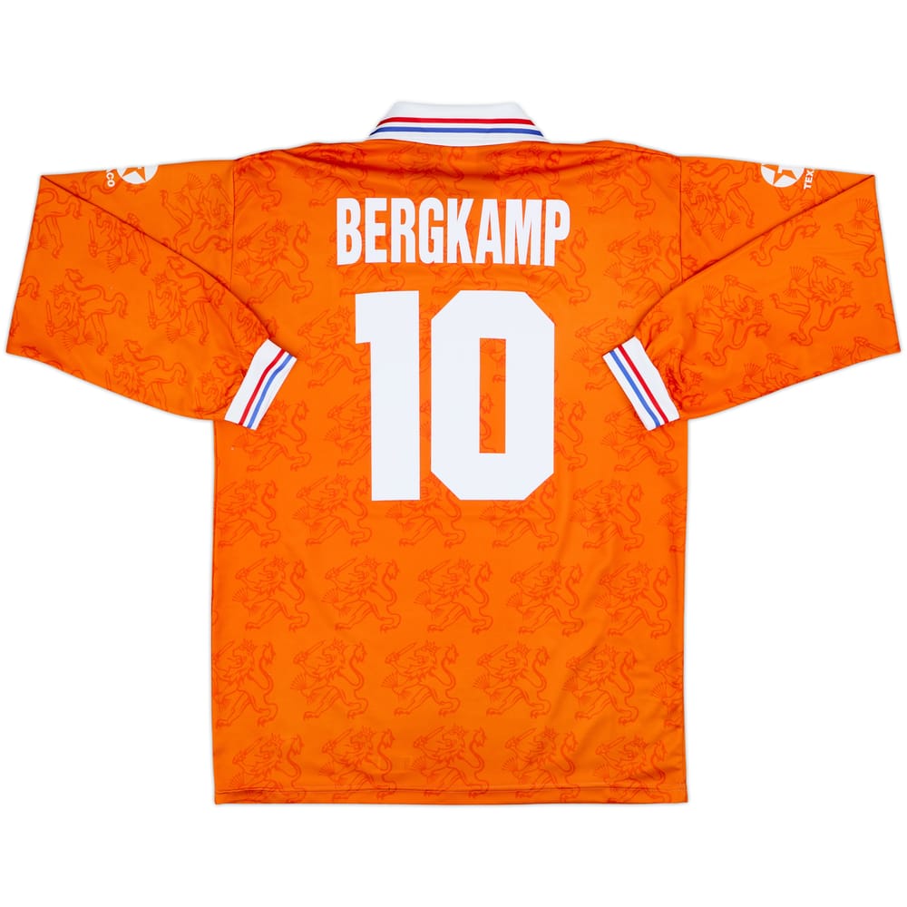 1994 Netherlands Home L/S Shirt Bergkamp #10 - 10/10 - (L)