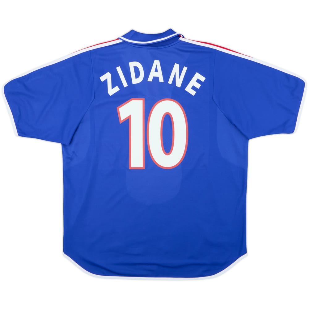 2000-02 France Home Shirt Zidane #10 - 10/10 - (XXL)