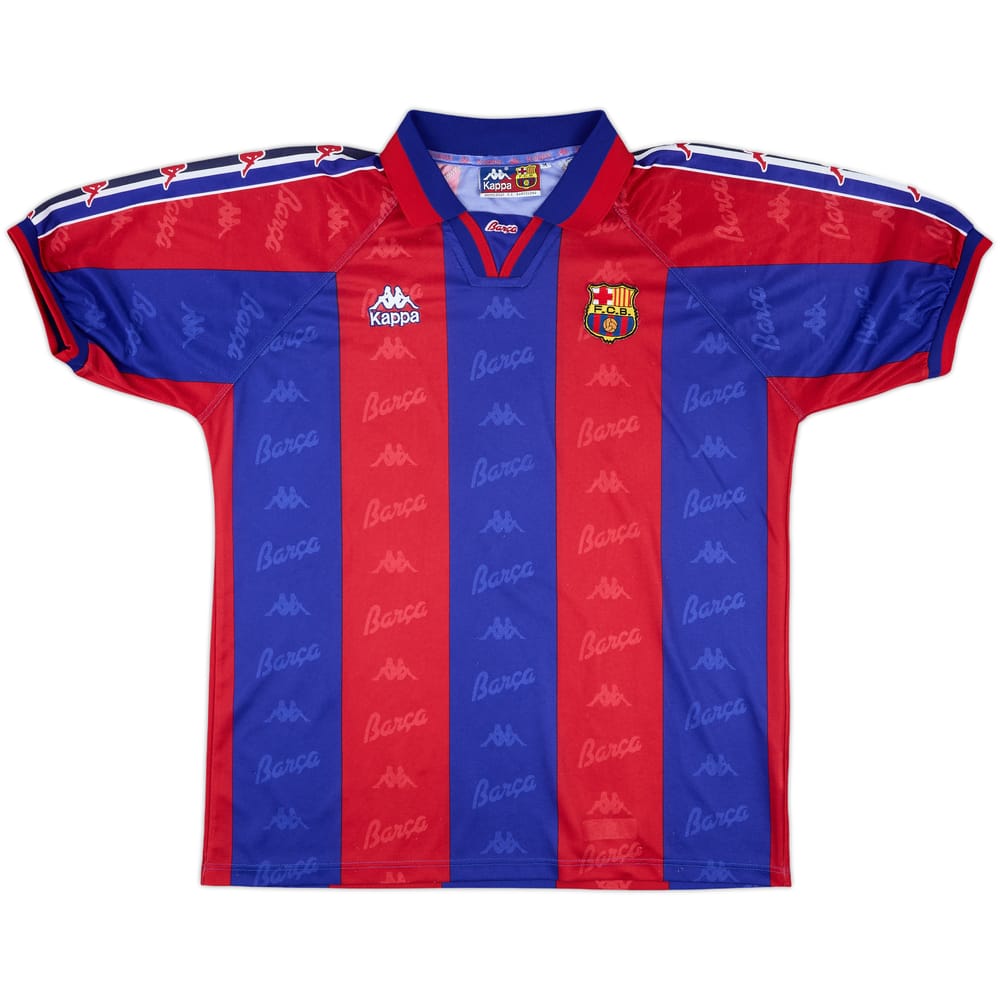 1995-97 Barcelona Home Shirt - 9/10 - (M)